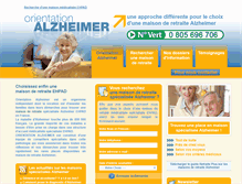 Tablet Screenshot of maison-de-retraite-alzheimer.fr